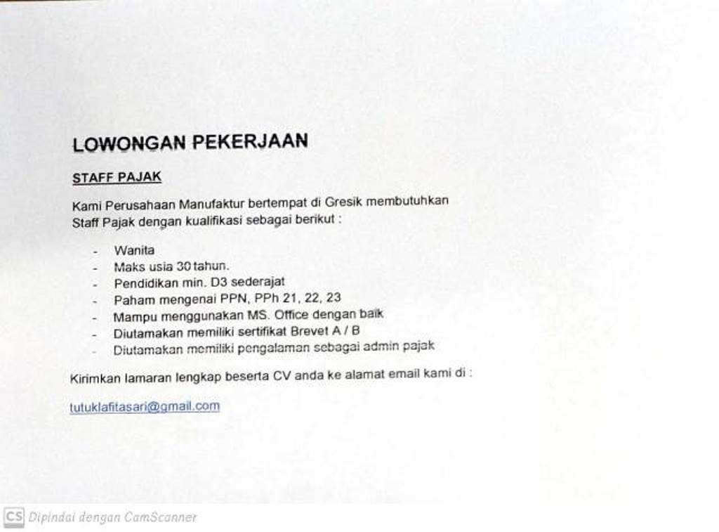 Iai Jatim Lowongan Kerja