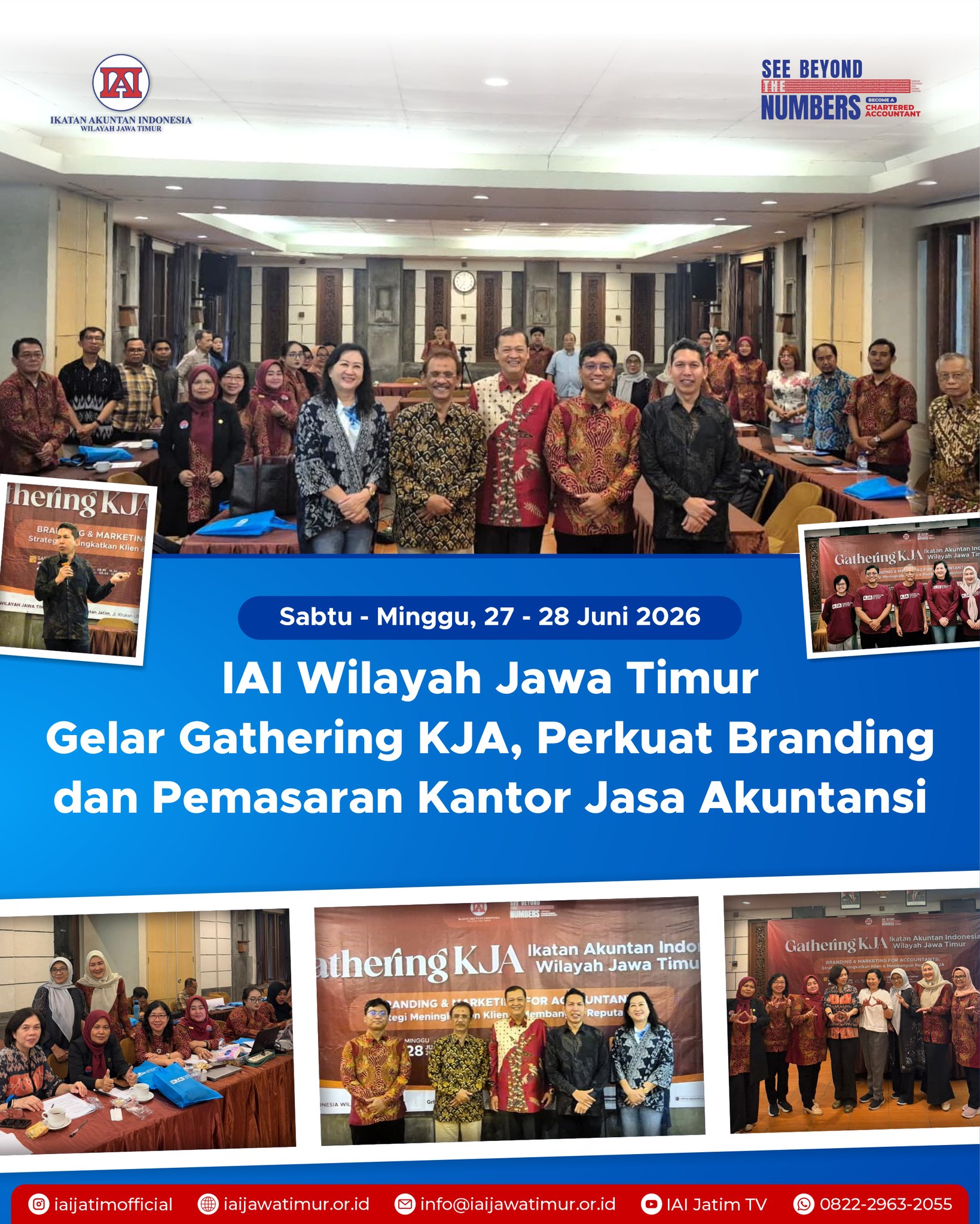 Transformasi Digital dan Standar Baru Profesi, IAI Jawa Timur Sukses Gelar Gathering KJA 2026