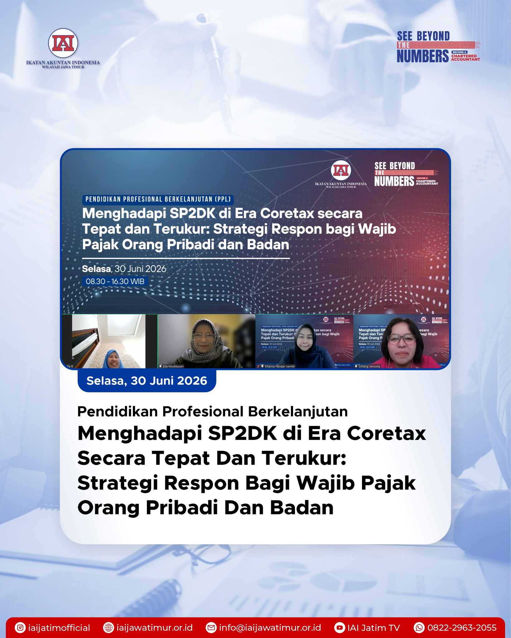 IAI Jawa Timur Gelar PPL SP2DK: Dorong Wajib Pajak Lebih Proaktif dan Terukur di Era Coretax